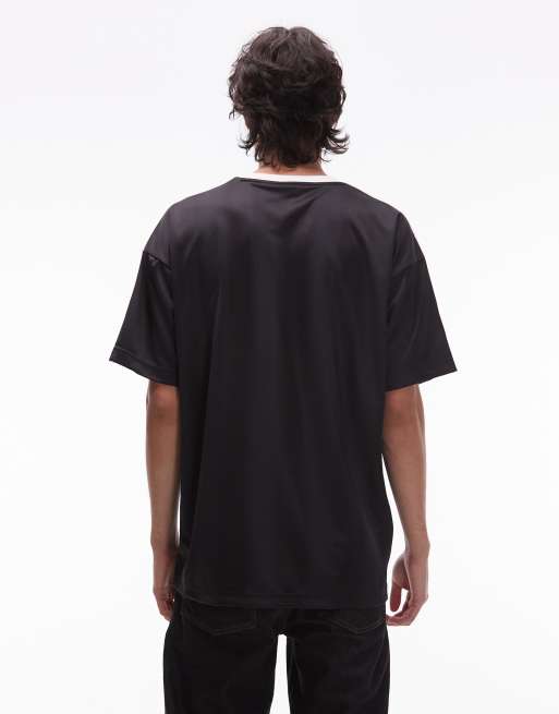 adidas Originals – Adicolor – T-Shirt aus Jacquard-Jersey in Schwarz, 3 von 5