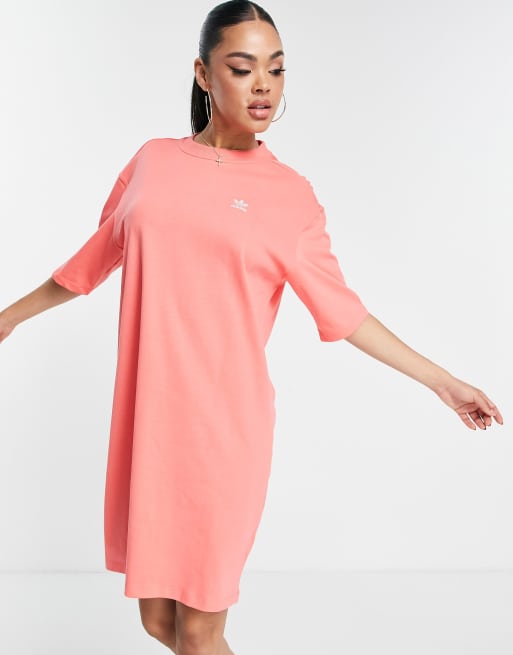 Adidas tee dress pink sale