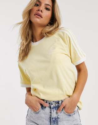 adidas t shirt giallo