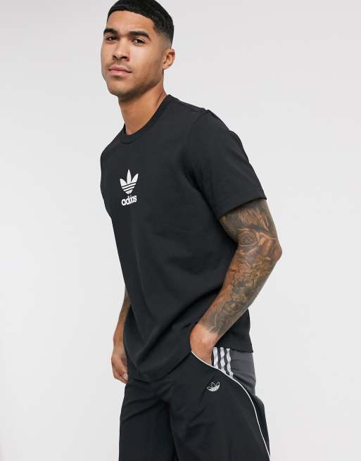 Adidas t shirt logo in middle sale