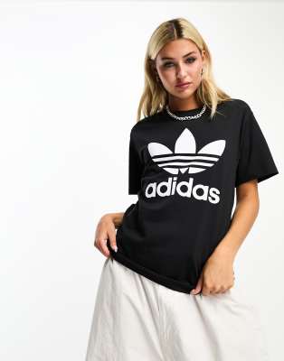 adidas Originals Adicolor t-shirt in black | ASOS