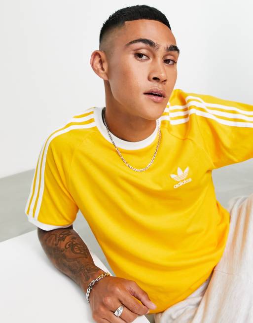 Adidas original yellow t shirt cheap