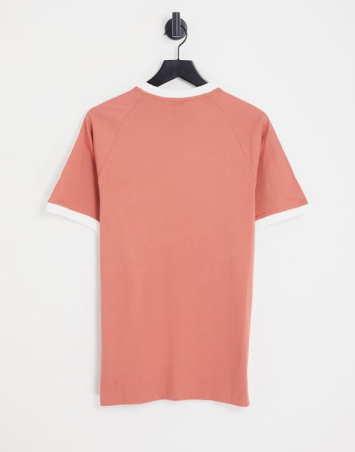 Adidas peach cheap t shirt