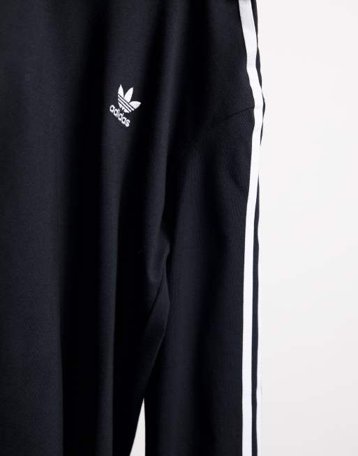 adidas Originals adicolor T shirt met lange mouwen en drie strepen in zwart ASOS