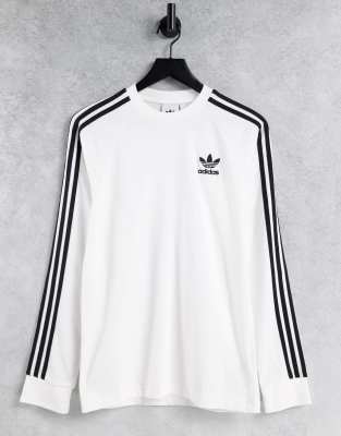 Adidas shirt with 2025 stripes on sleeve