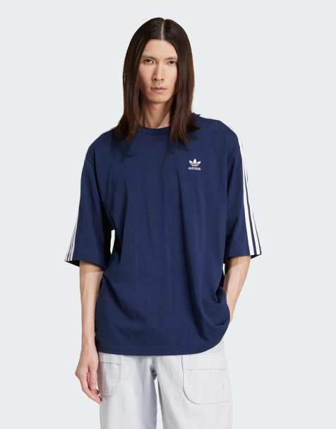 adidas Originals - Adicolor - T-shirt oversize color indaco notte - view 1
