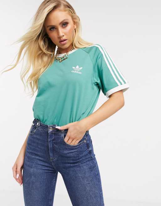 t shirt vert adidas