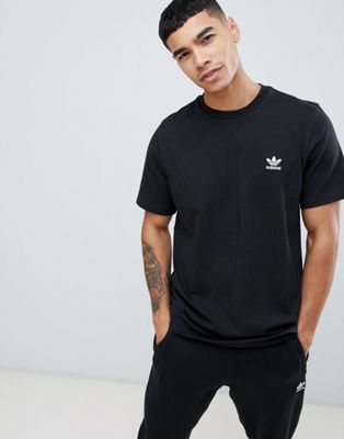 adidas Originals adicolor T-Shirt With Embroidered Logo In Black CW0711 |  ASOS