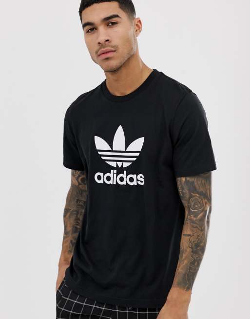 adidas Originals adicolor t-shirt with trefoil logo in ...