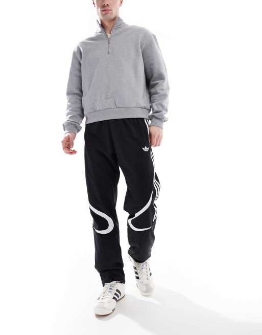 adidas Originals – Adicolor – Teamgeist – Svarta träningsbyxor