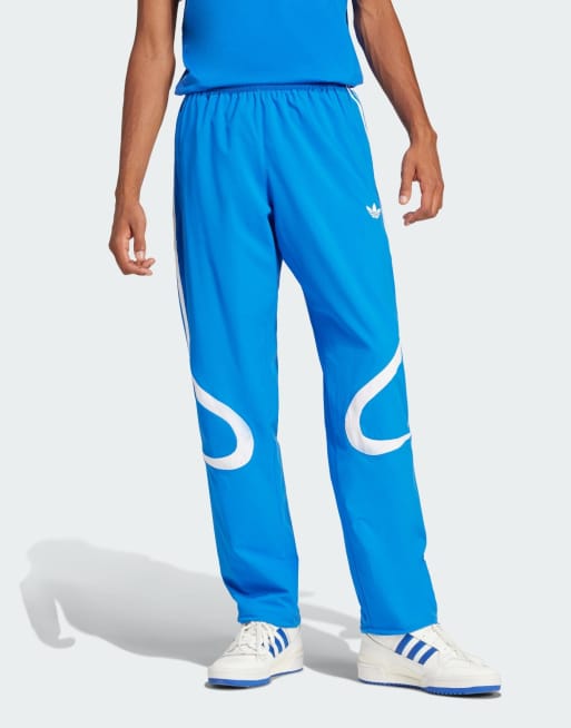 adidas Originals - Adicolor - Teamgeist - Trainingsbroek in blauw en wit