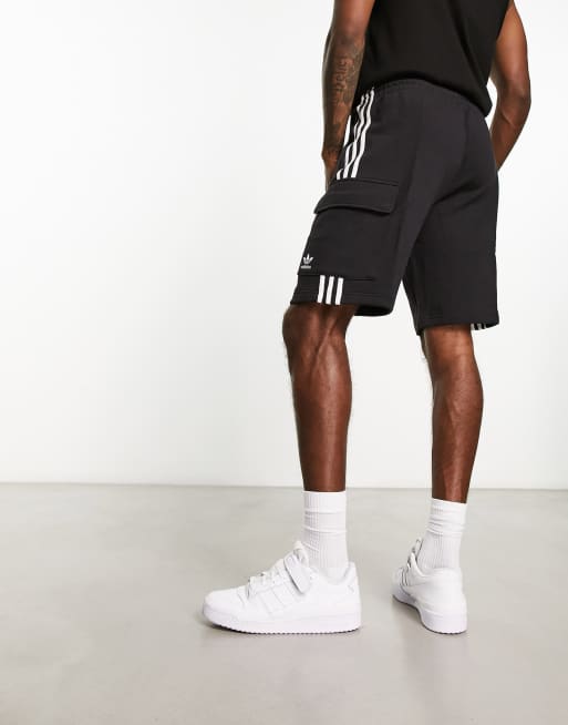 ASOS cargo shorts 10 stripe adicolor Originals | in adidas three black inch