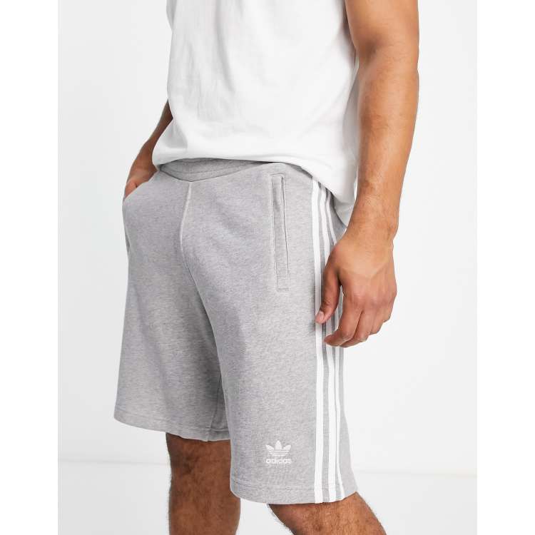 adidas Originals adicolor three stripe in inch 10 | ASOS gray shorts