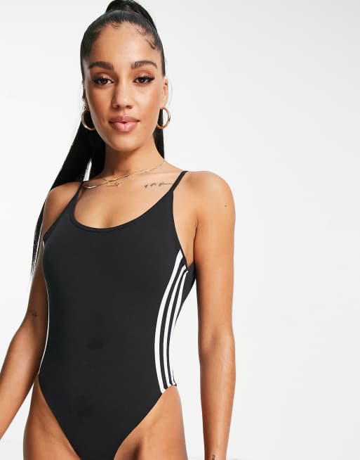 Adidas originals adicolor three stripe outlet body in black