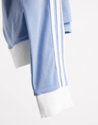 adidas blue long sleeve shirt