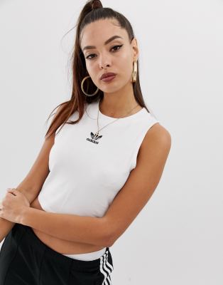 adidas originals cropped tank top