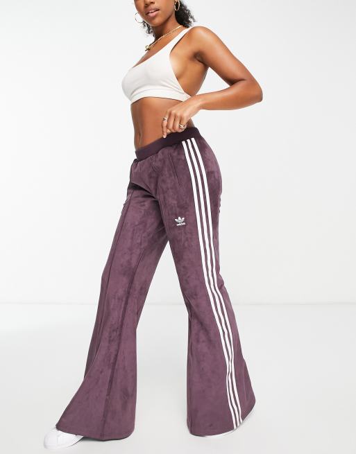 adidas Originals adicolor Three Stripe Track Pants In Red, ASOS