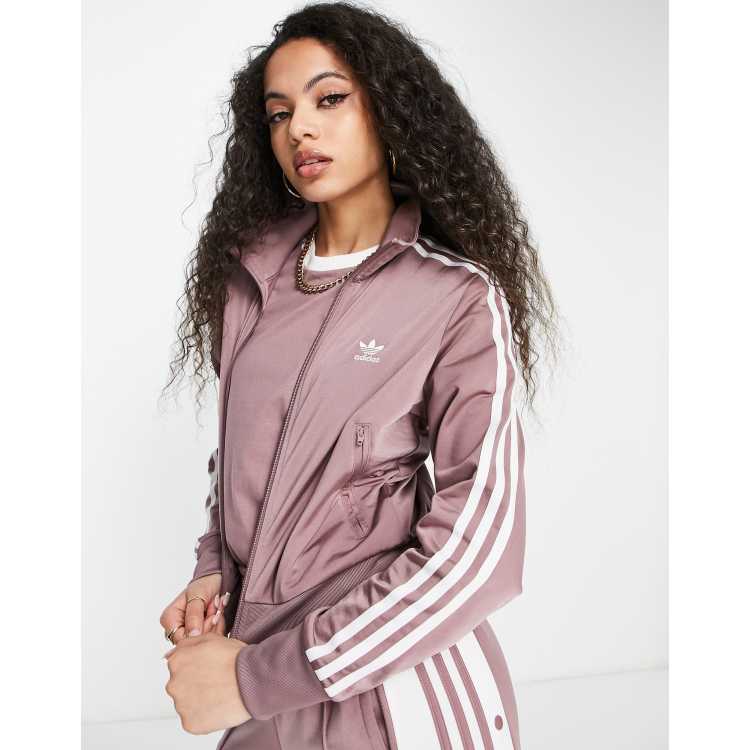 adidas Originals adicolor three stripe firebird track top in