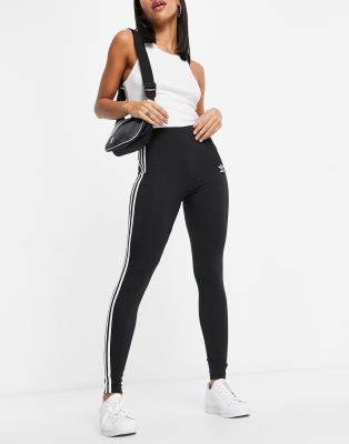 adidas 3 stripe leggings high waist