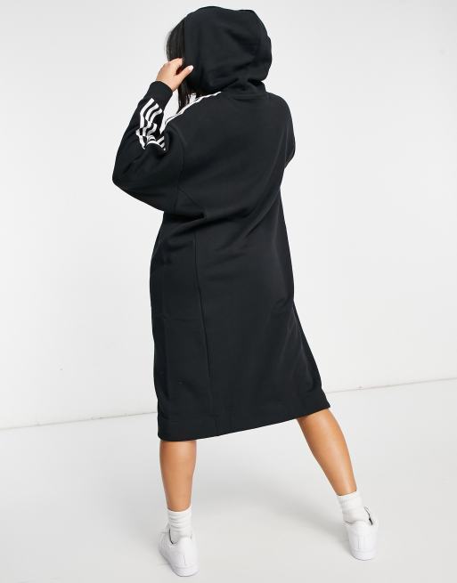 Adidas maxi dress hoodie hot sale
