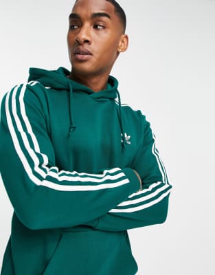 adidas originals three stripe hoodie