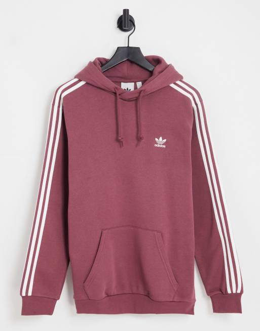 Adidas 3 stripe hoody top