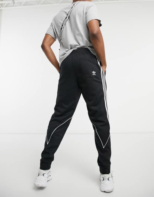 Adidas originals jersey joggers in black hotsell