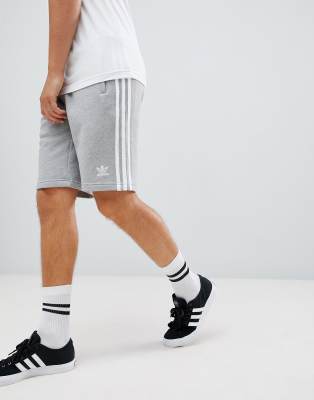 adidas grey jersey shorts