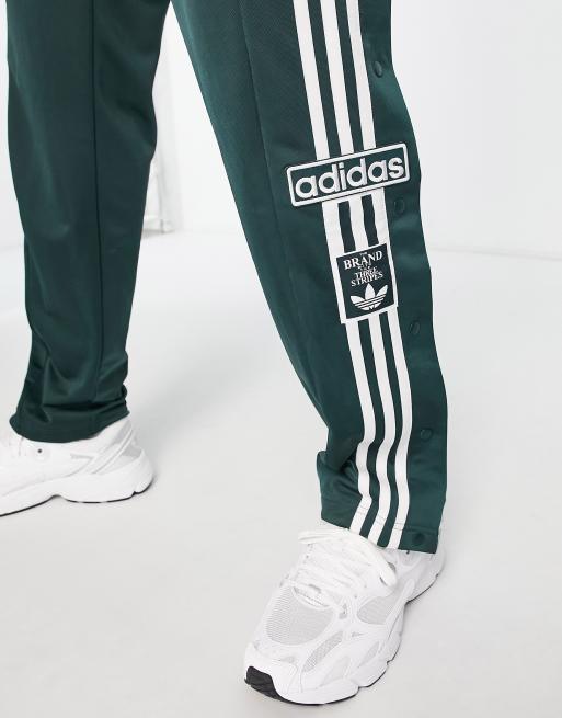 baseball Arving amplitude adidas Originals adicolor three stripe joggers in green | ASOS