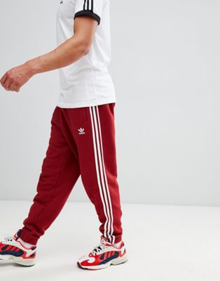 adidas originals red joggers