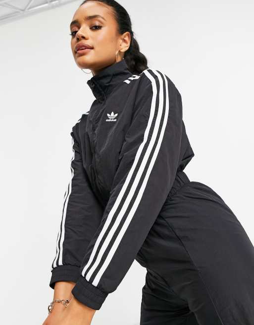 Adidas originals 3-stripes woven lock up track top deals