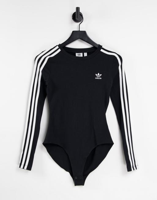 adidas Long Sleeve Bodysuit - Black | adidas India