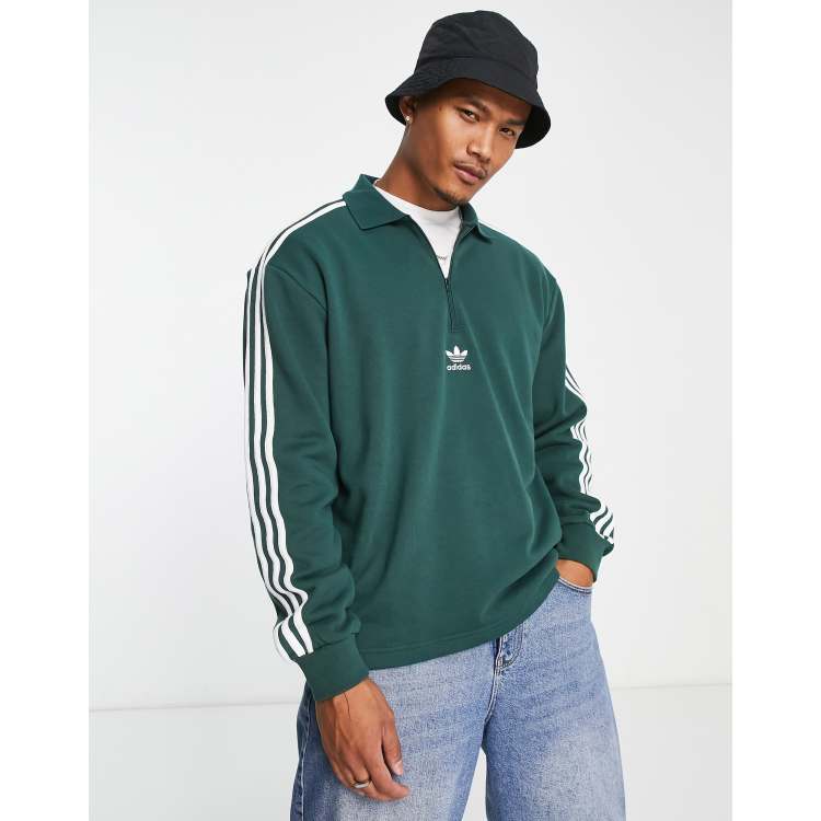 Adidas polo sweatshirt sales