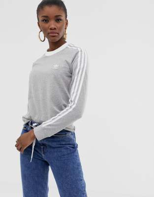 long sleeve grey adidas shirt