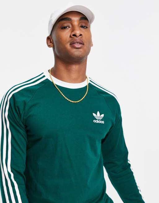 adicolor three stripe long sleeve top collegiate | ASOS