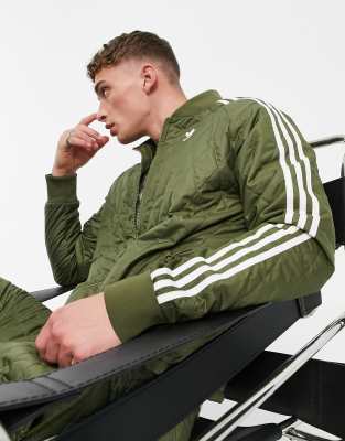 Adidas originals tracksuit khaki sale