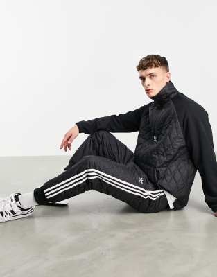 adidas pants black stripes