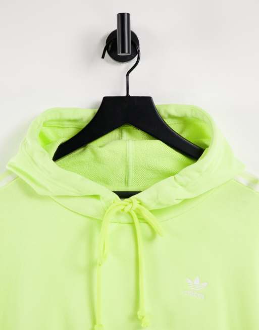 adicolor look yellow hoodie adidas stripe in | ASOS three satin Originals