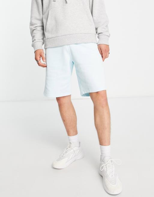 three blue adidas Originals | in stripe shorts adicolor almost ASOS