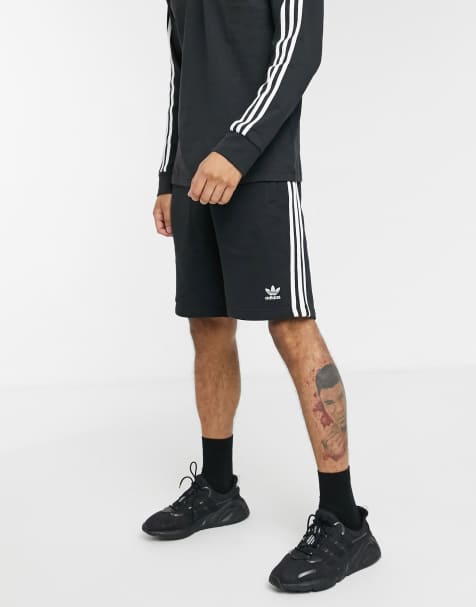 black adidas jersey shorts