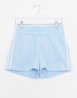 baby blue adidas shorts