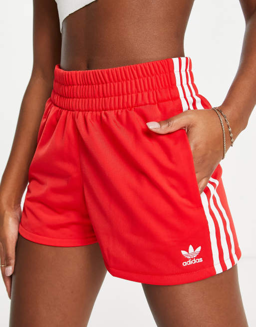 adidas Women's Classic 3 Stripes Tights Red Size X-Small 