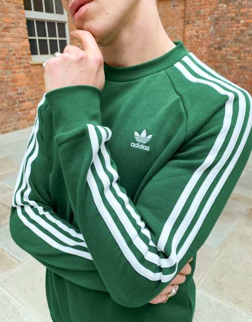 Green sweatshirt adidas sales