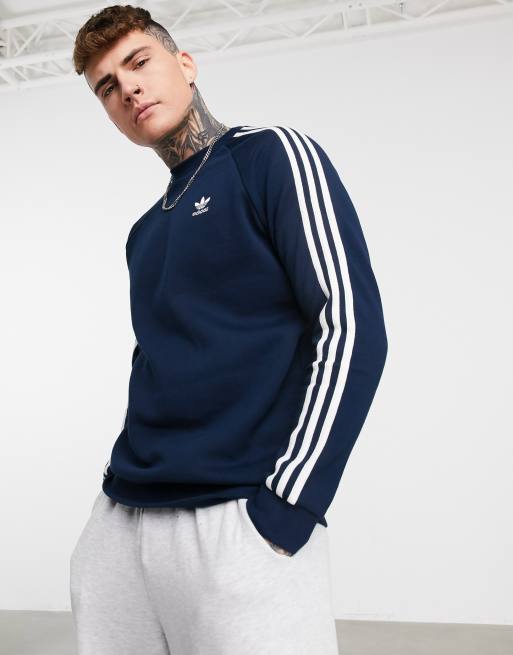 Sudadera azul hotsell marino adidas