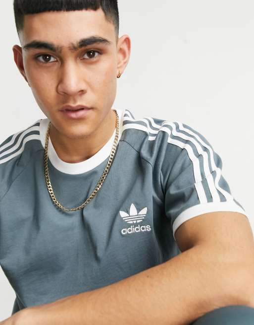 Adidas 3 sale streifen t shirt