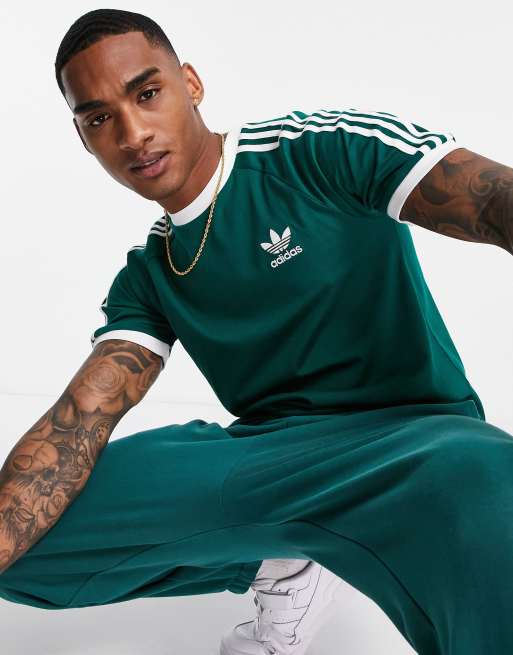 Green adidas cheap top