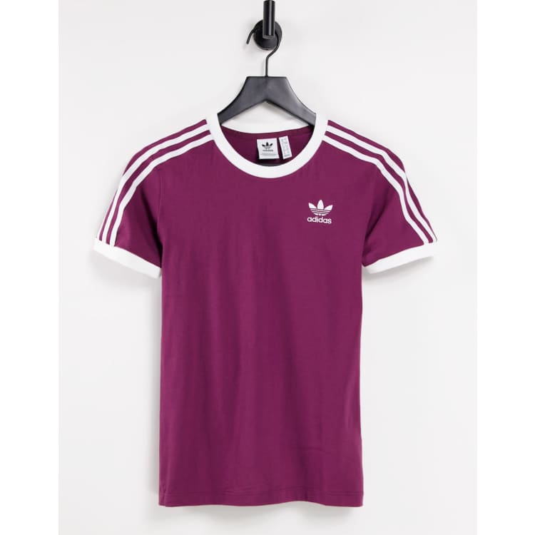 Weinrotes adidas t shirt best sale