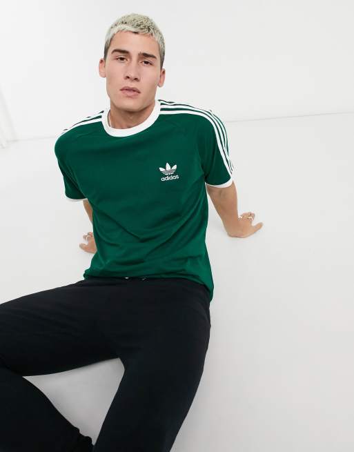 Adidas green tee online
