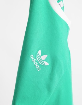 adidas 3 stripes shirt groen