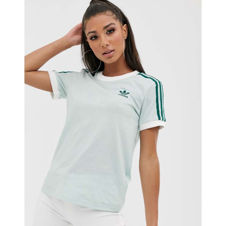 Womens green adidas clearance shirt